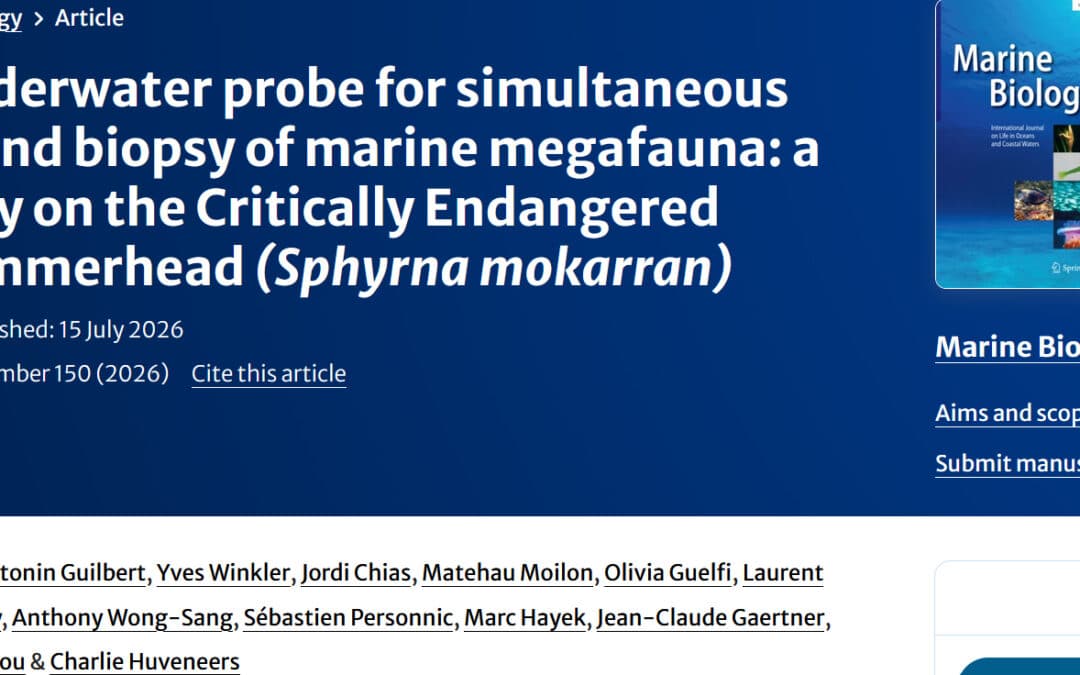 Projet TAMATAROA, publication de la méthode de marquage