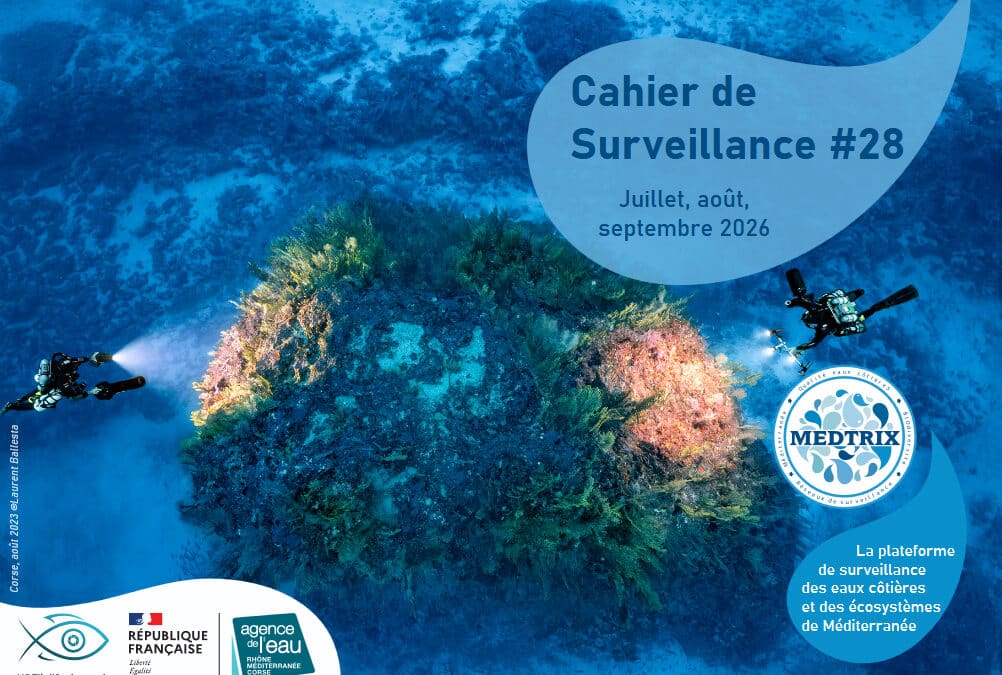Le cahier de la surveillance des eaux côtières Medtrix N°28 est en ligne